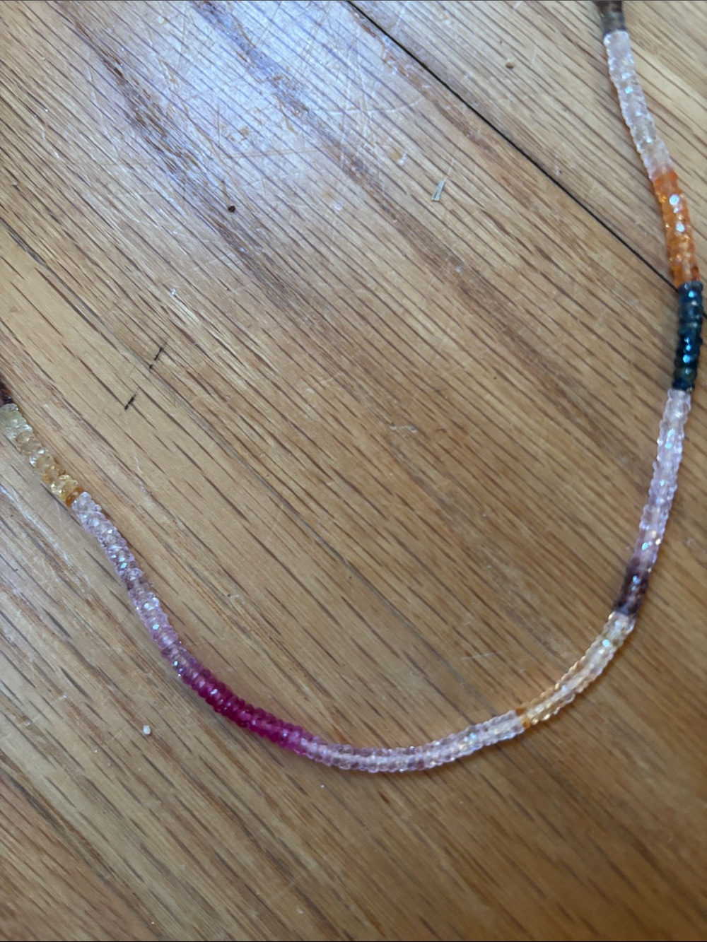 Chan Luu 14k Multi Sapphire necklace - Picture 3 of 7